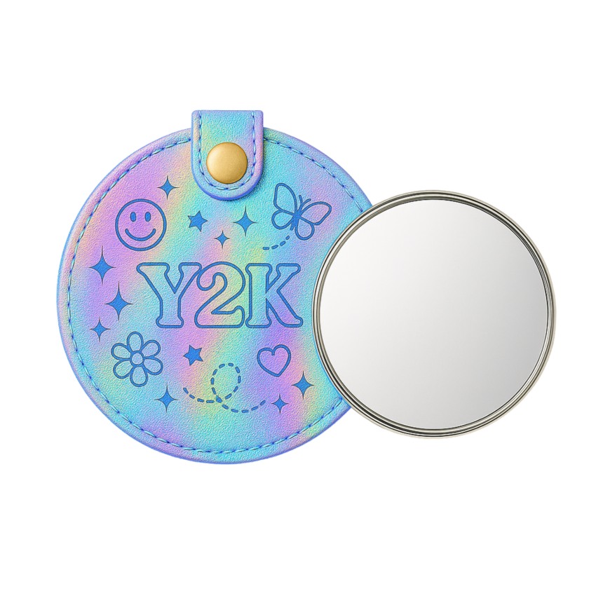 Leather Compact Mirror